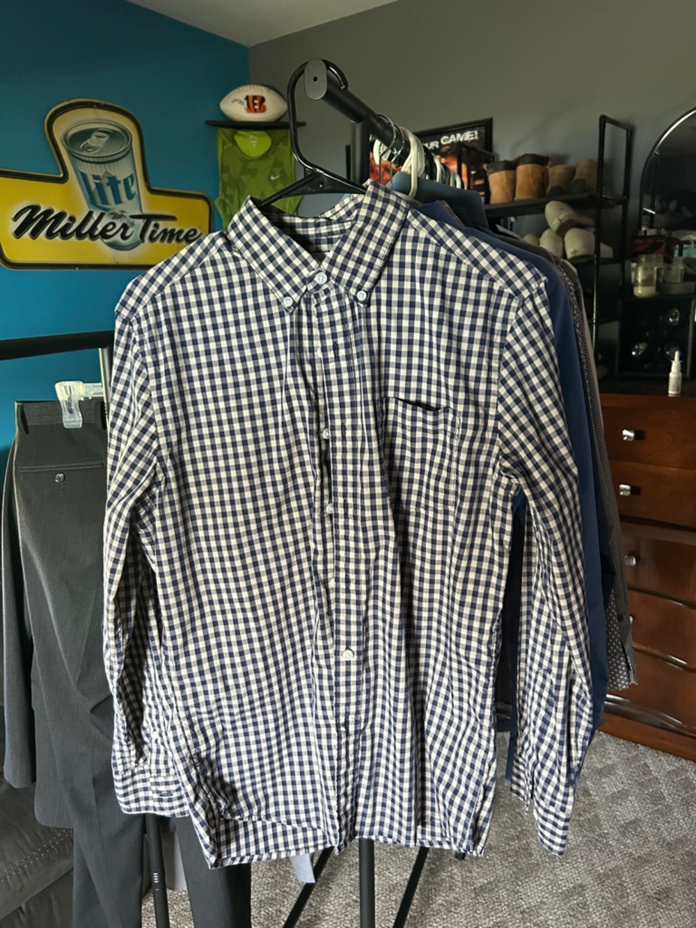Men’s Sonoma plaid dress shirt